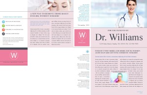 Plastic Surgery Newsletter pages 1 and 4