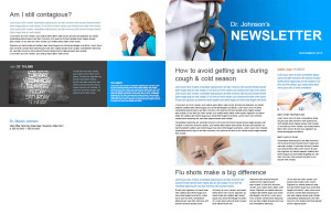Patient newsletter pages 1 and 4